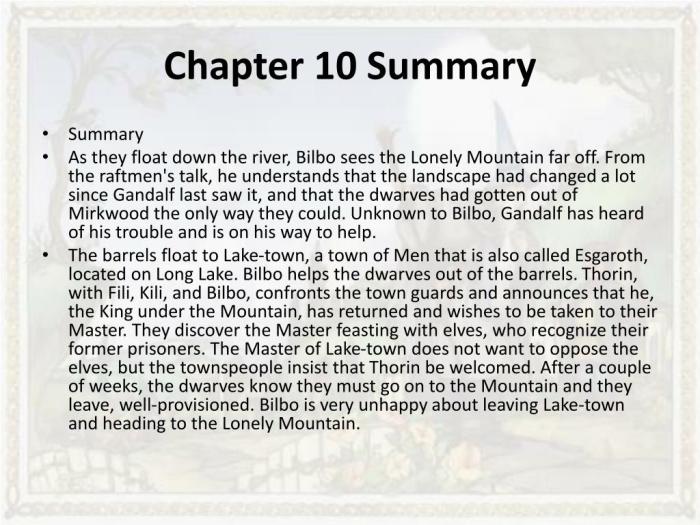 Chapter hobbit summary summaries slideserve ppt powerpoint presentation bilbo he