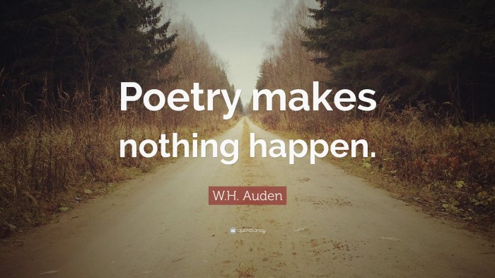 Poetry makes nothing happen julia alvarez