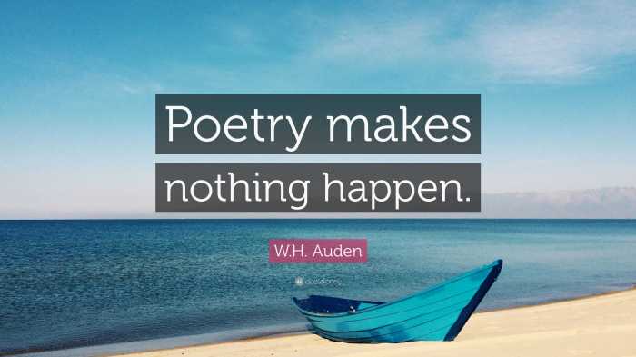 Poetry makes nothing happen julia alvarez