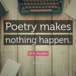 Poetry happen auden