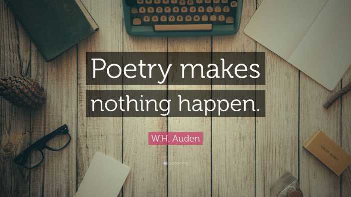 Poetry happen auden