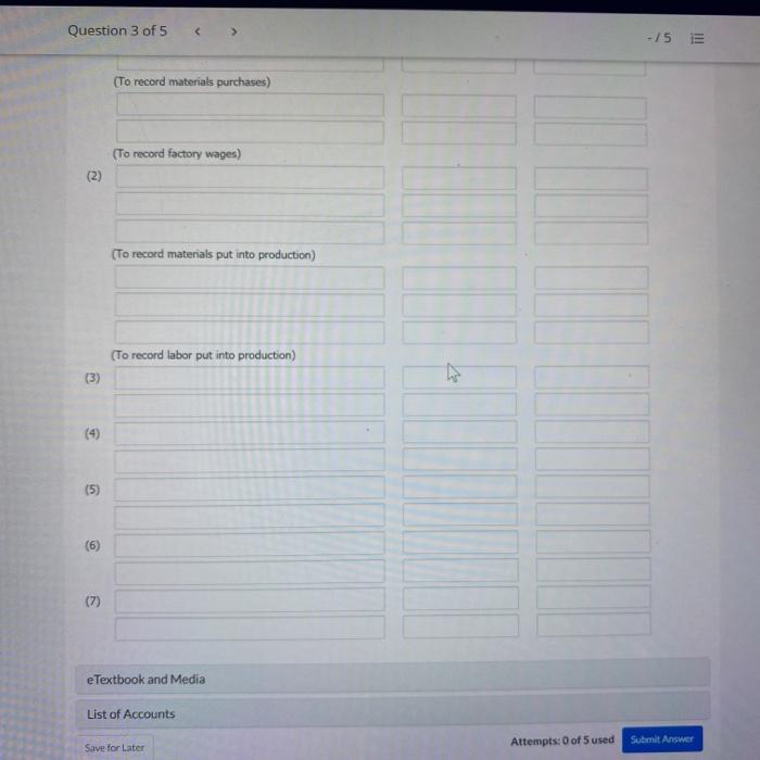 Printing order corp enos uses job system summarize cost following data solved